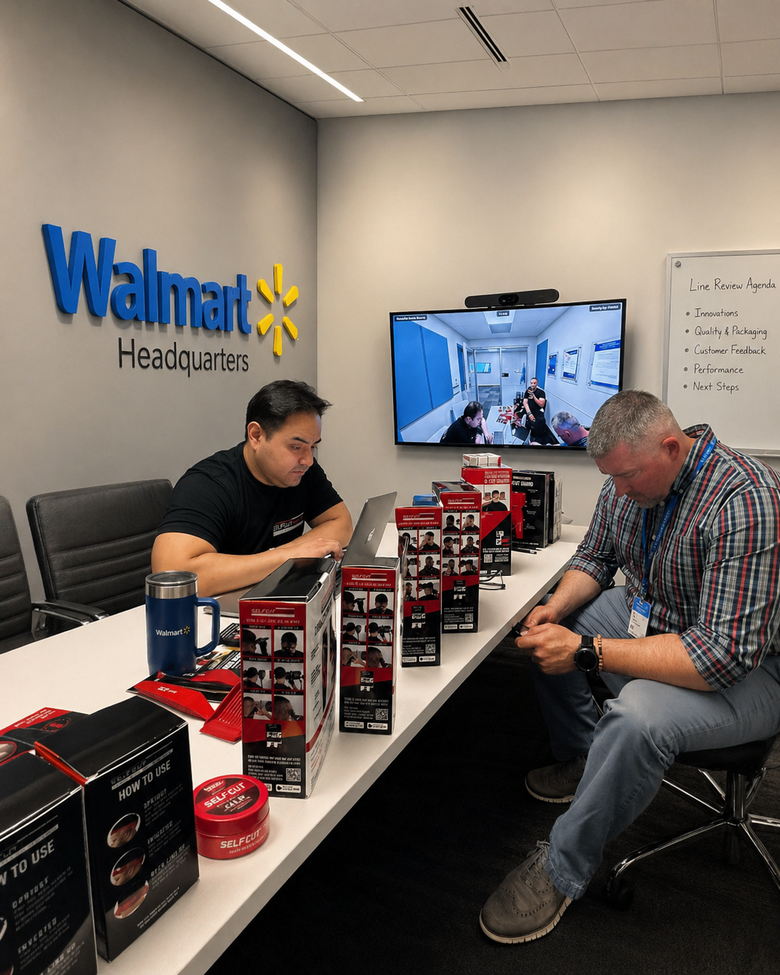 Paul at Walmart Headquarters